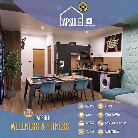 Capsule Wellness - Sauna - Balneo - Machine De Sport Privatif - Ps5 - 2 Chambres فالنسيان المظهر الخارجي الصورة